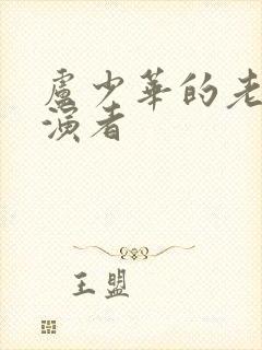 卢少华的老婆扮演者