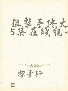 狙击手佟大为25集在线观看免费