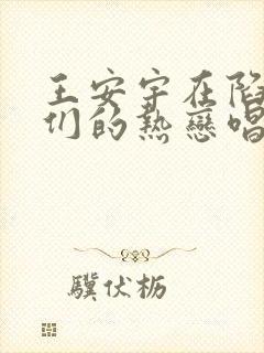 王安宇在陷入我们的热恋唱的歌是什么