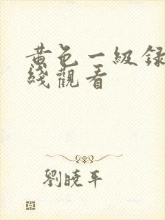 黄色一级录像在线观看