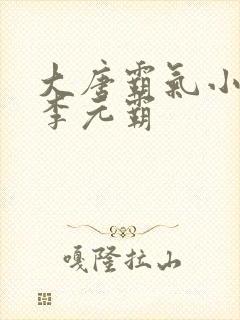 大唐霸气小皇叔李元霸