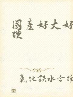 国产好大好爽好硬