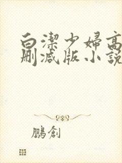 白洁少妇高义无删减版小说下载