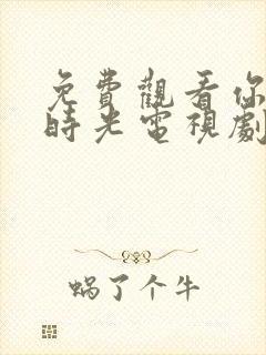 免费观看你好旧时光电视剧