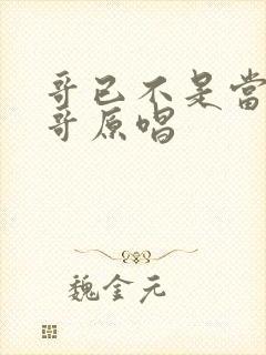 哥已不是当年的哥原唱