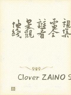 他是谁电视剧在线观看全集免费播放