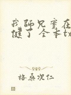 我师兄实在太稳健了 全本txt下载