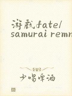 游戏fate/samurai remnant