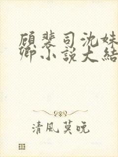 顾裴司沈姝苏念卿小说大结局