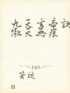 九天玄帝诀小说傲天无痕