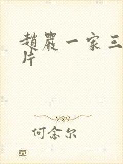 赵严一家三口照片