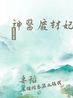 神医废材妃 连玦