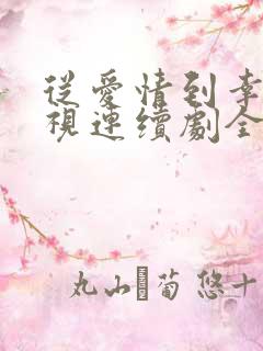 从爱情到幸福电视连续剧全集