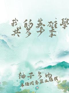 我的英雄学院一共多少季