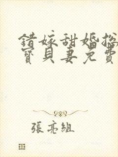 错嫁甜婚总裁的宝贝妻免费阅读结局