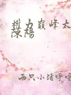 权力巅峰太太局陈阳