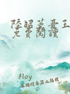 陆昭菱晋王全文免费阅读