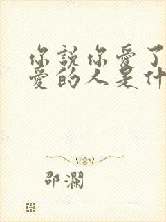 你说你爱了不该爱的人是什么歌