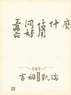 看网站什么浏览器好用