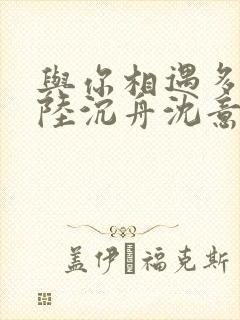 与你相遇多欢喜陆沉舟沈意欢阅读全文