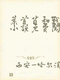 叶首苜和战承胤小说免费阅读