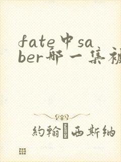 fate中saber哪一集被抓走