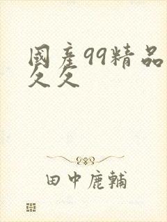 国产99精品久久久