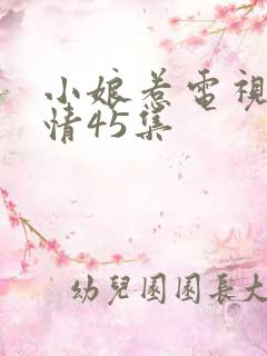 小娘惹电视剧剧情45集