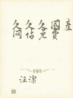 久久久国产精品网站免费