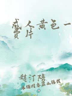 成人黄色一级免费片