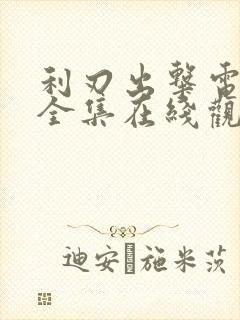 利刃出击电视剧全集在线观看免费高清