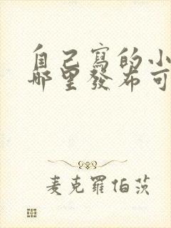 自己写的小说在哪里发布可以赚钱