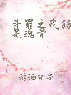 斗罗之我的武魂是魂骨