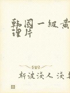 韩国一级黄色伦理片