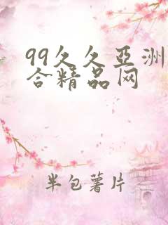 99久久亚洲综合精品网