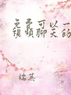 免费可以一对一视频聊天的软件