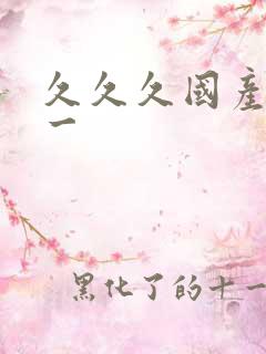 久久久国产精品一