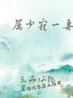 厉少宠一妻至上