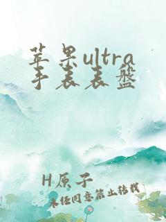 苹果ultra手表表盘
