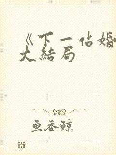 《下一站婚姻》大结局