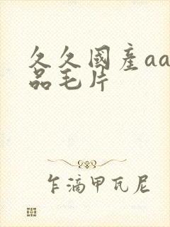 久久国产aa精品毛片