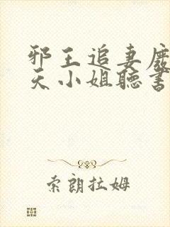 邪王追妻废材逆天小姐听书