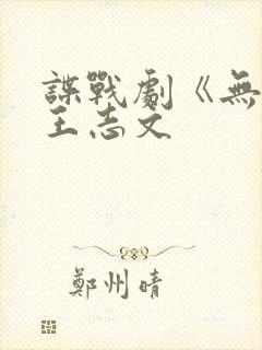 谍战剧《无间》王志文