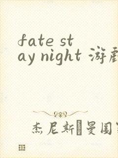 fate stay night 游戏