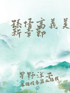 孙倩高义美红最新章节