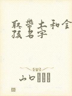 取带土和金的女孩名字