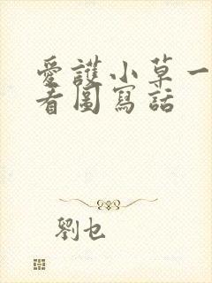 爱护小草一年级看图写话