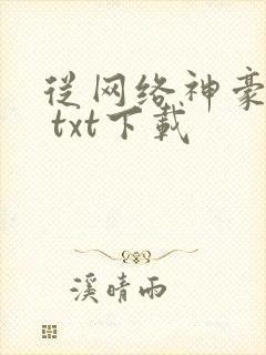 从网络神豪开始 txt下载