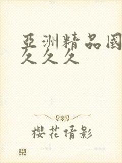 亚洲精品国产久久久久