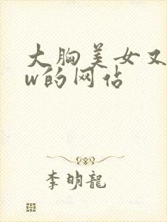 大胸美女又黄又w的网站